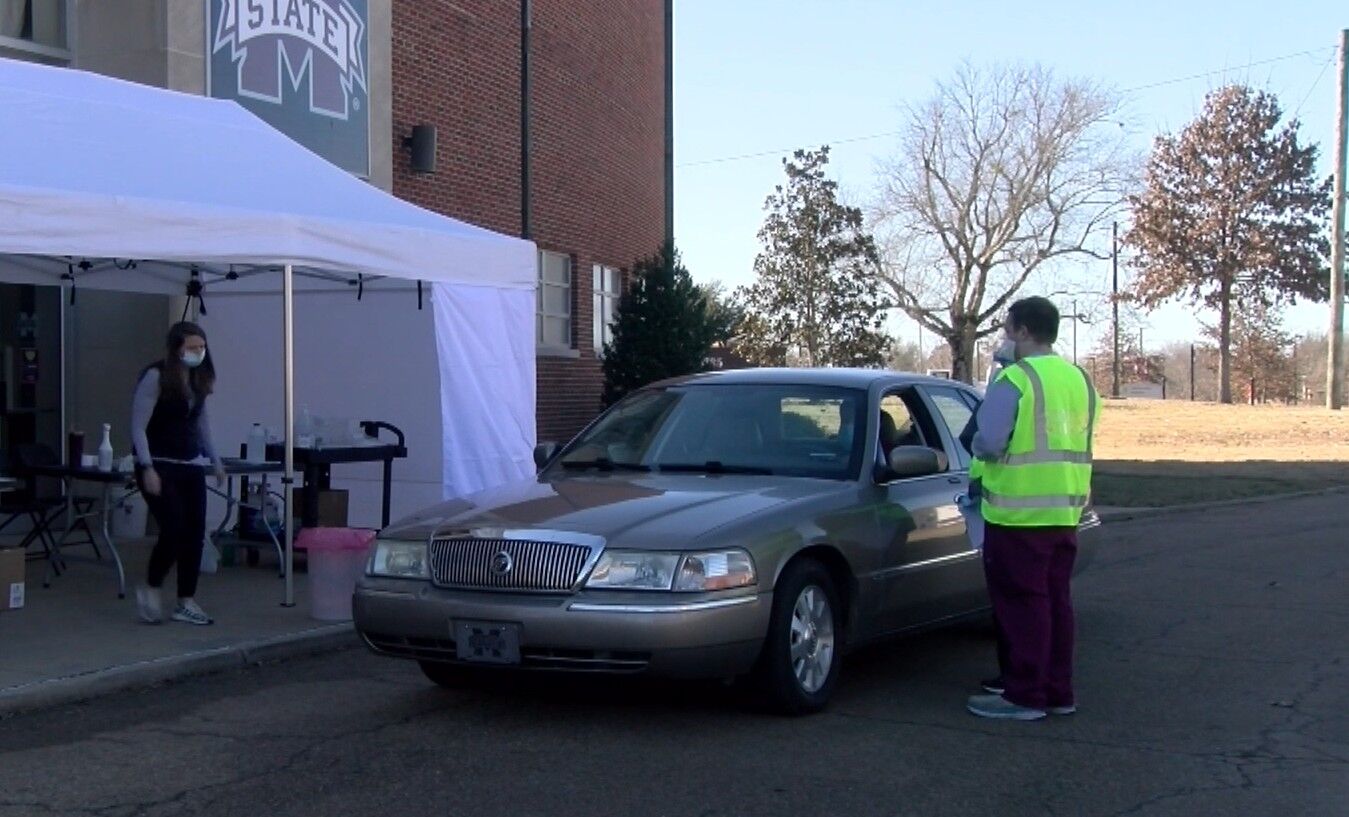MSU COVID testing site